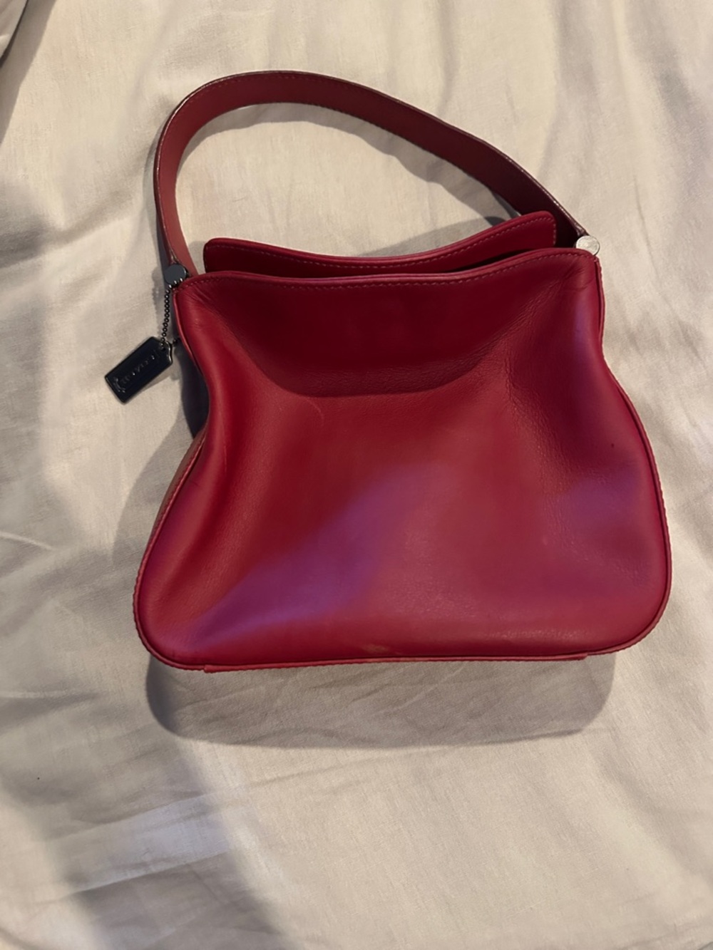 Coach Crimson Leather mini bag